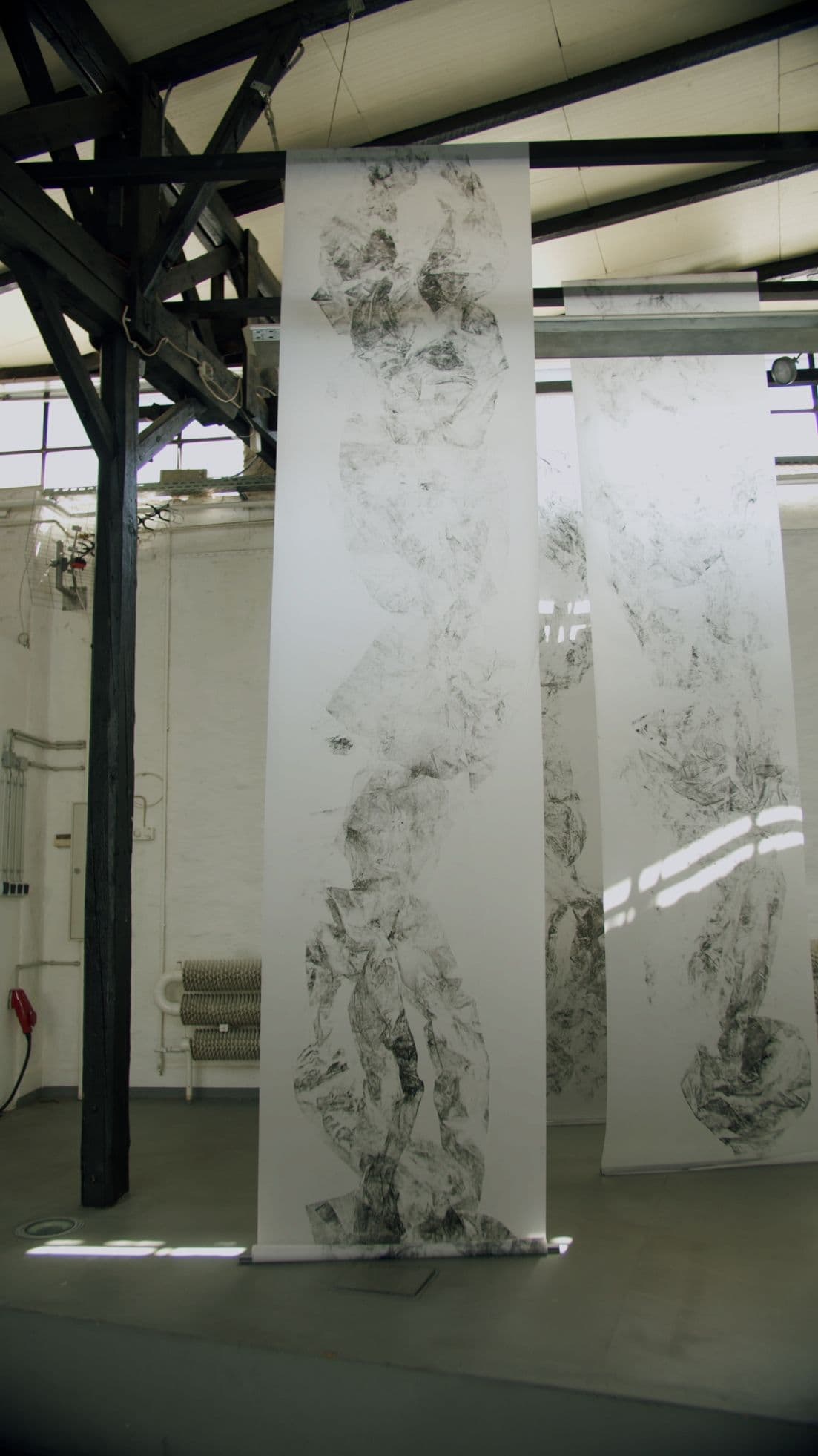 Archive of Dreams — Monotype print, tracing paper, typography ink, 2025