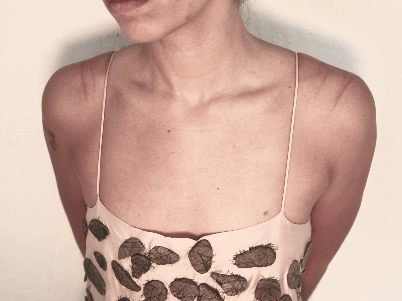 Invisibility, Textile, stones, 2025 (2)