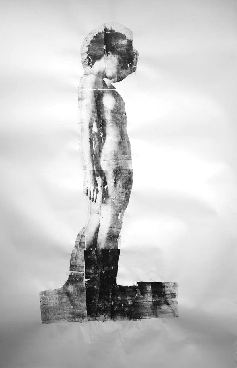 Archipelago — Paper, textile, ink, xerography, 2023-2025