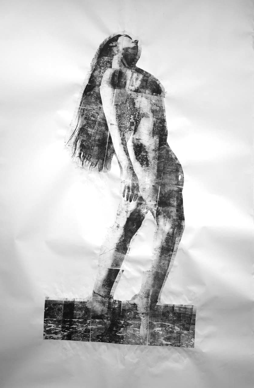 Archipelago, Paper, textile, ink, xerography, 2023-2025 (14)